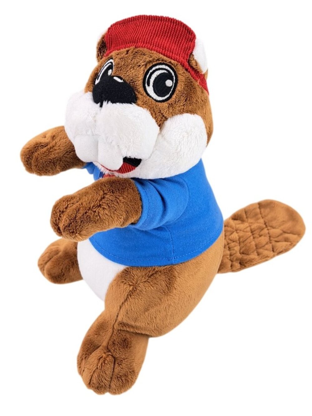Buc-ee's Beaver Plush Toy Red Hat Blue Don't Mess With Texas Shirt 10 Inch New